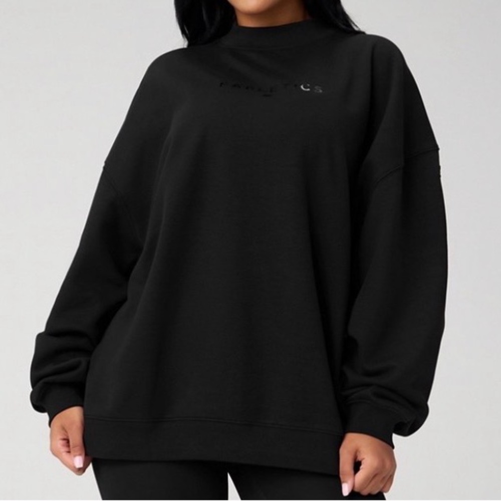 Fabletics Cozy Fleece Oversized Mock Neck Sweatshirt